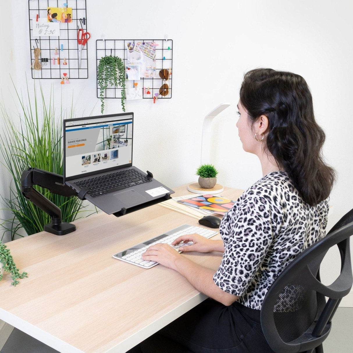 Laptop Mount - Height Adjustable Laptop Desk Mount - Mount-It! - MI-6352LT