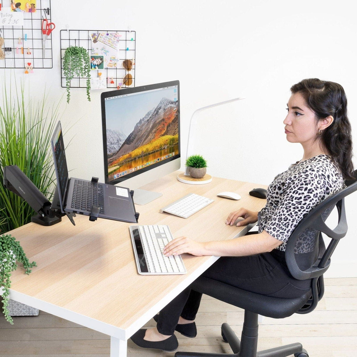 Laptop Mount - Height Adjustable Laptop Desk Mount - Mount-It! - MI-6352LT