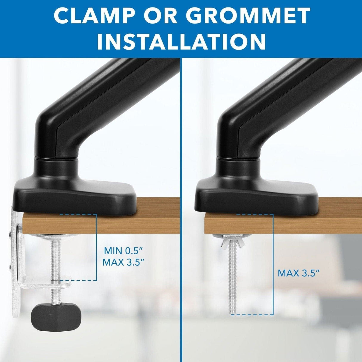 Laptop Mount - Height Adjustable Laptop Desk Mount - Mount-It! - MI-6352LT