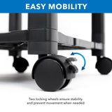 Printer Stand - Height Adjustable Rolling Printer Cart - Mount-It! - MI-7855A