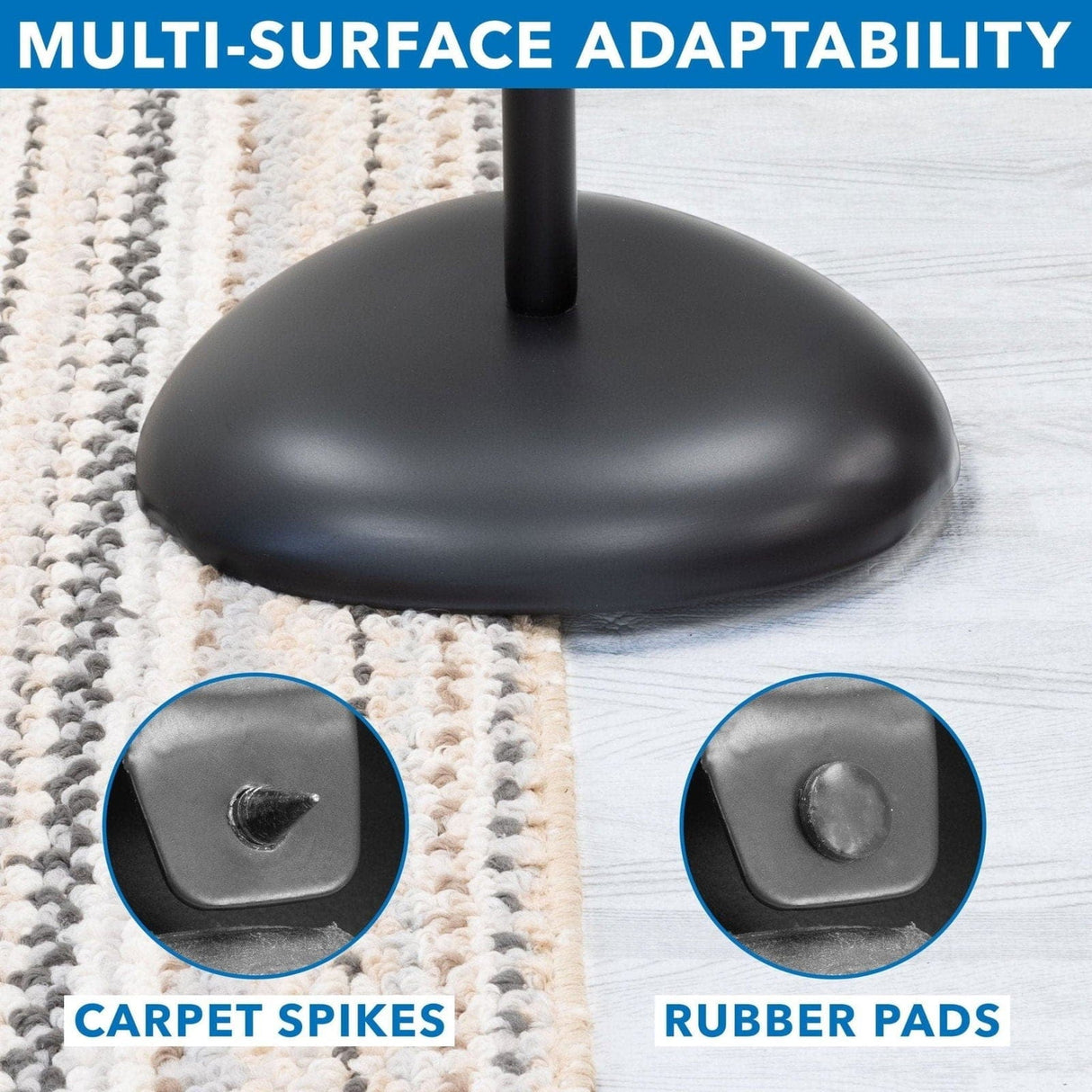 Speaker Stand - Height Adjustable Speaker Floor Stands (2 ct.) - Mount-It! - MI-1232