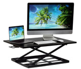 Desk Converters - Height Adjustable X-Lift Standing Desk Converter - Mount-It! -