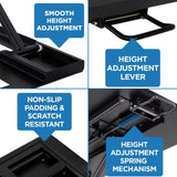 Desk Converters - Height Adjustable X-Lift Standing Desk Converter - Mount-It! -