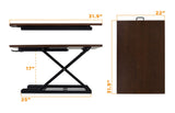 Desk Converters - Height Adjustable X-Lift Standing Desk Converter - Mount-It! -