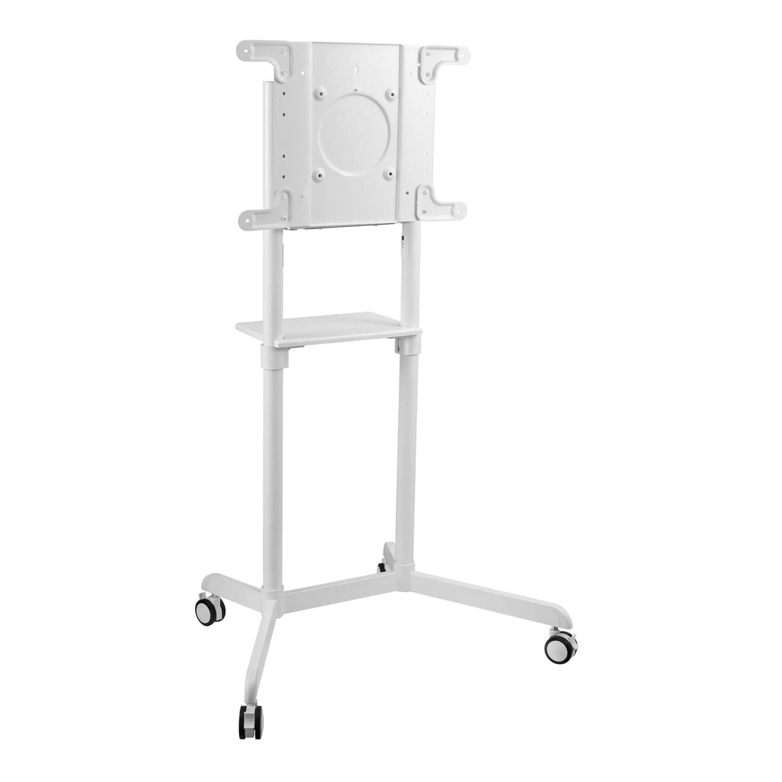 Mount-It! Interactive Display Stand Mobile TV Flip Cart with Accessory Shelf
