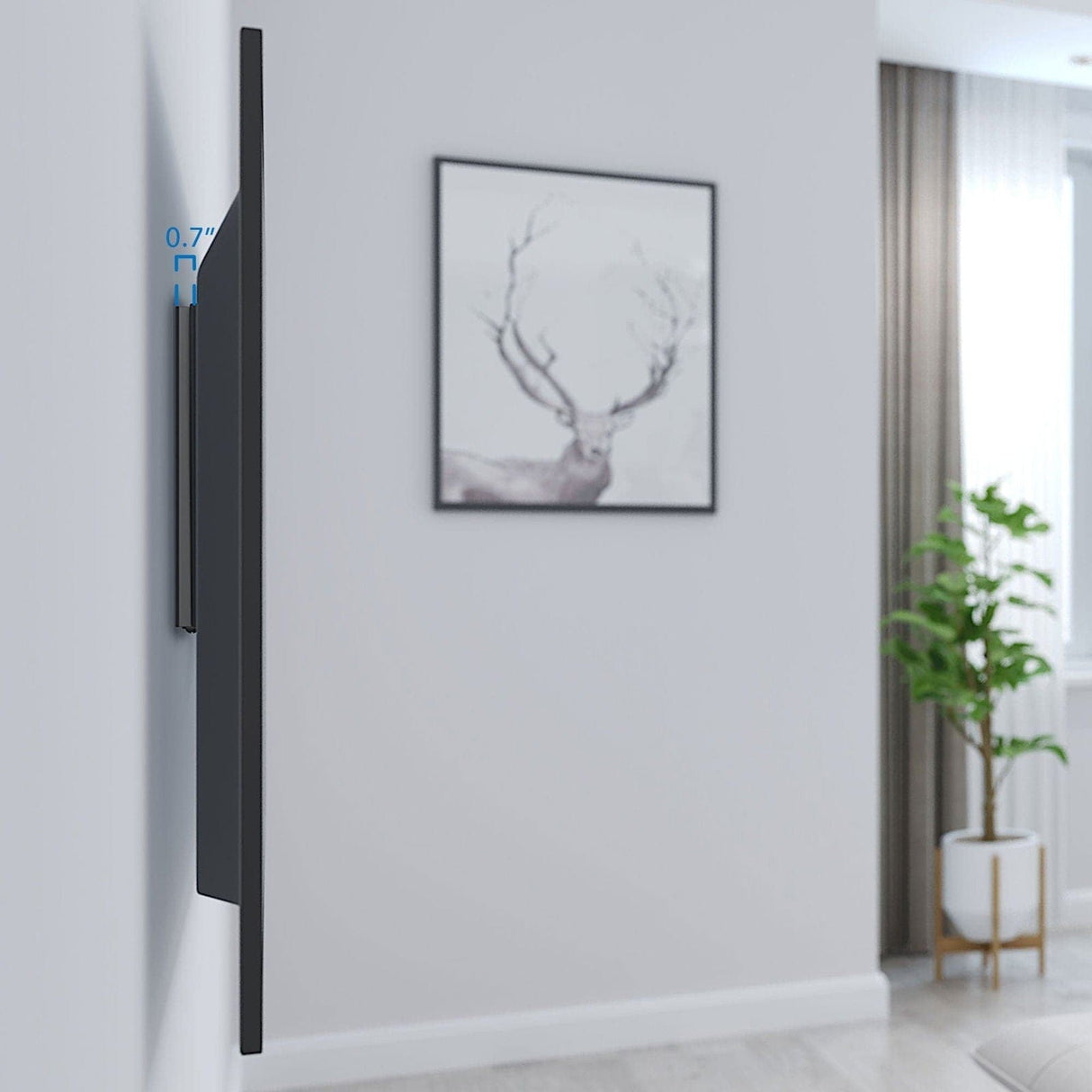 TV Mount - Low Profile Fixed TV Wall Mount - Mount-It! - MI-306