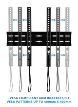TV Mount - Low Profile Slim TV Wall Mount Fixed TV Bracket - Mount-It! - MI-3050