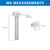 TV Accessories - M8 Screws for Samsung TV - Mount-It! - MI-M8KIT