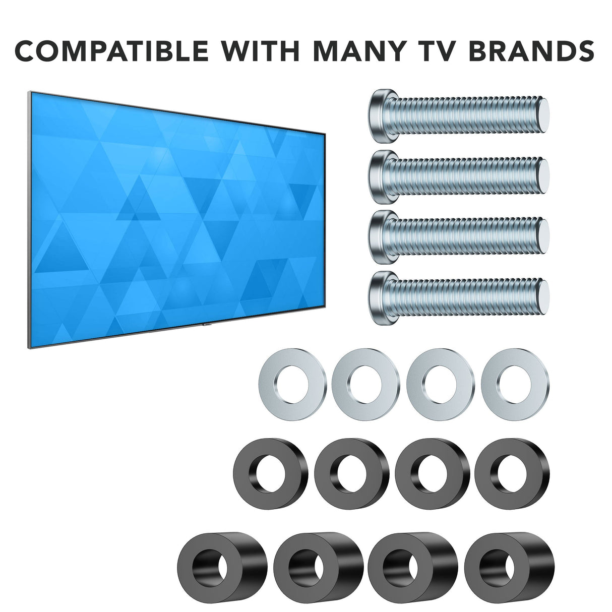 TV Accessories - M8 TV Mounting Hardware Kit - Mount-It! - MI-M8KIT2