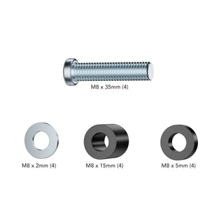 TV Accessories - M8 TV Mounting Hardware Kit - Mount-It! - MI-M8KIT2
