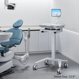 - MedHub Mobile Workstation with Tablet Arm - Mount-It! - MI-16018