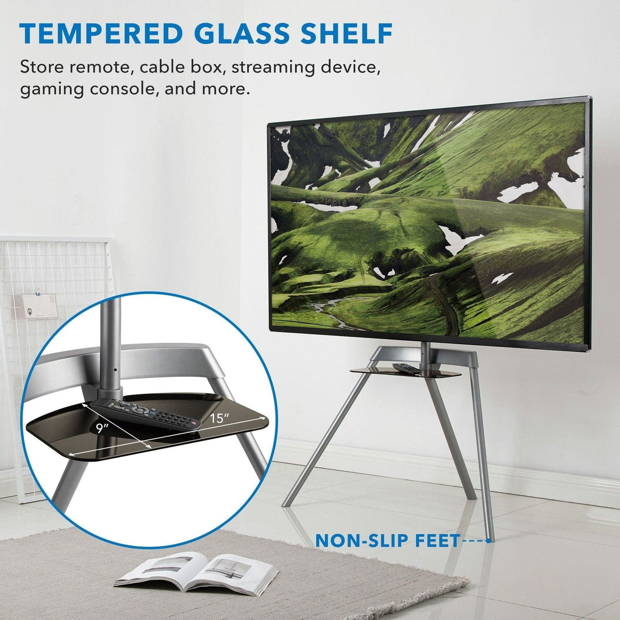 TV Stand - Modern TV Stand - Mount-It! - MI-889