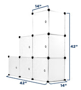 Storage Crate - Modular Cube Storage Organizer - Mount-It! -