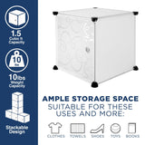 Storage Crate - Modular Cube Storage Organizer - Mount-It! -