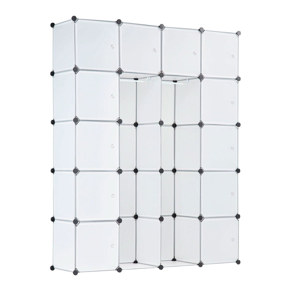 Storage - Modular Wardrobe Storage Organizer - 20 Cubes - Mount-It! - WI-4031XL