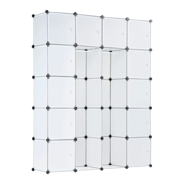 Storage - Modular Wardrobe Storage Organizer - 20 Cubes - Mount-It! - WI-4031XL