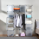 Storage - Modular Wardrobe Storage Organizer - 20 Cubes - Mount-It! - WI-4031XL