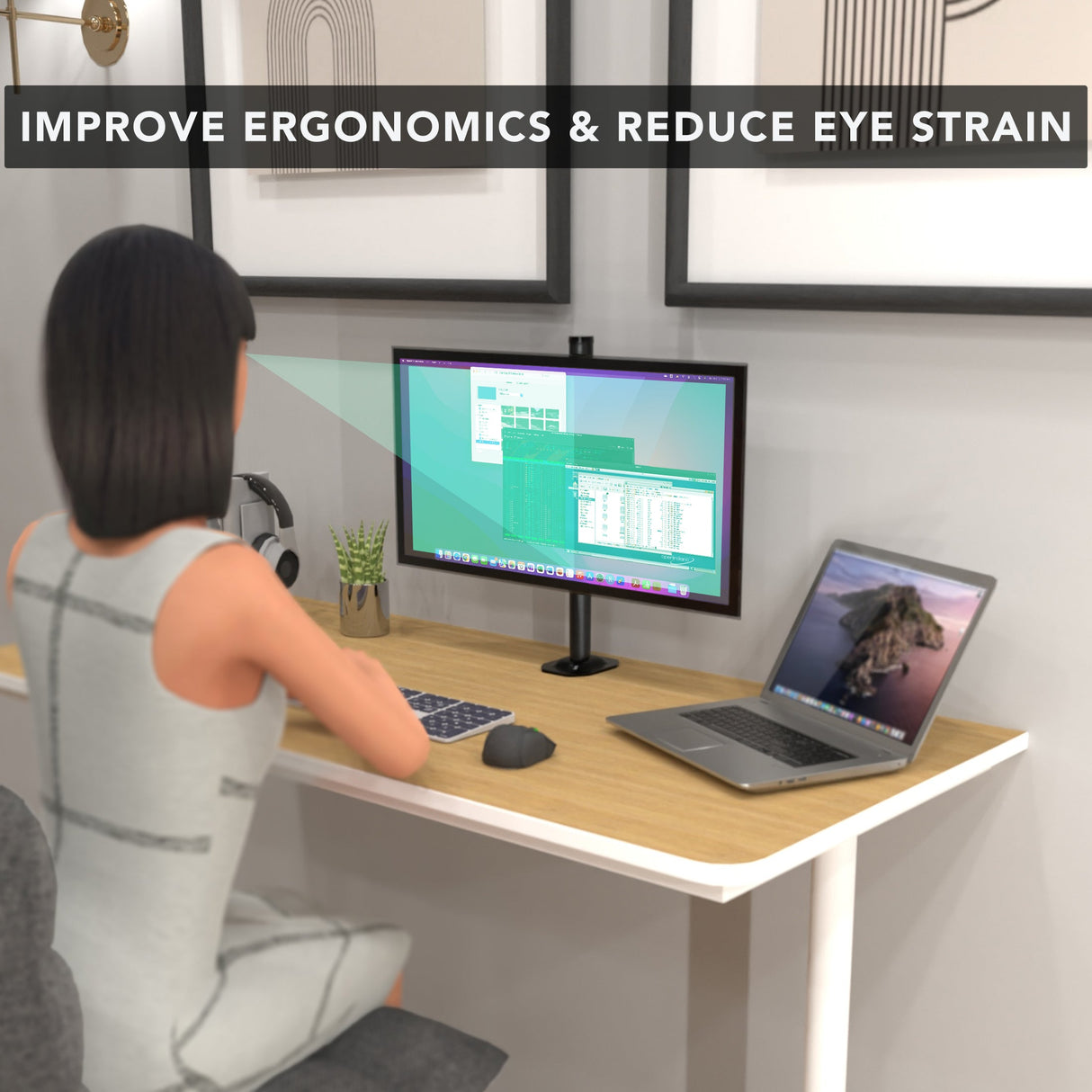 Monitor Mount - Monitor Desk Mount - Mount-It! -