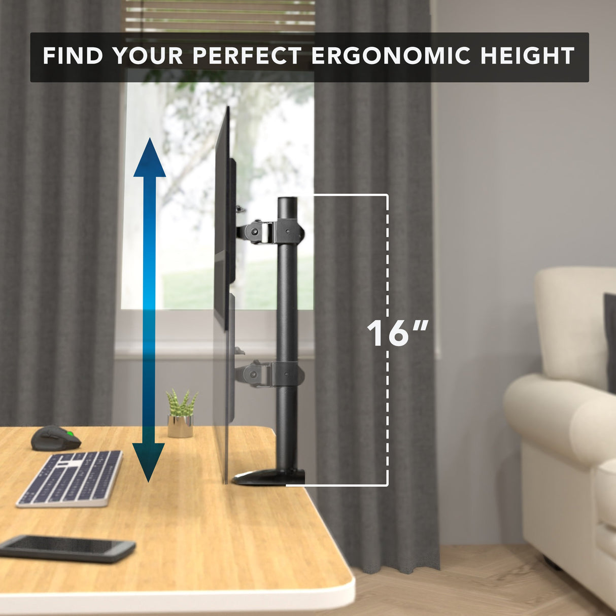 Monitor Mount - Monitor Desk Mount - Mount-It! -