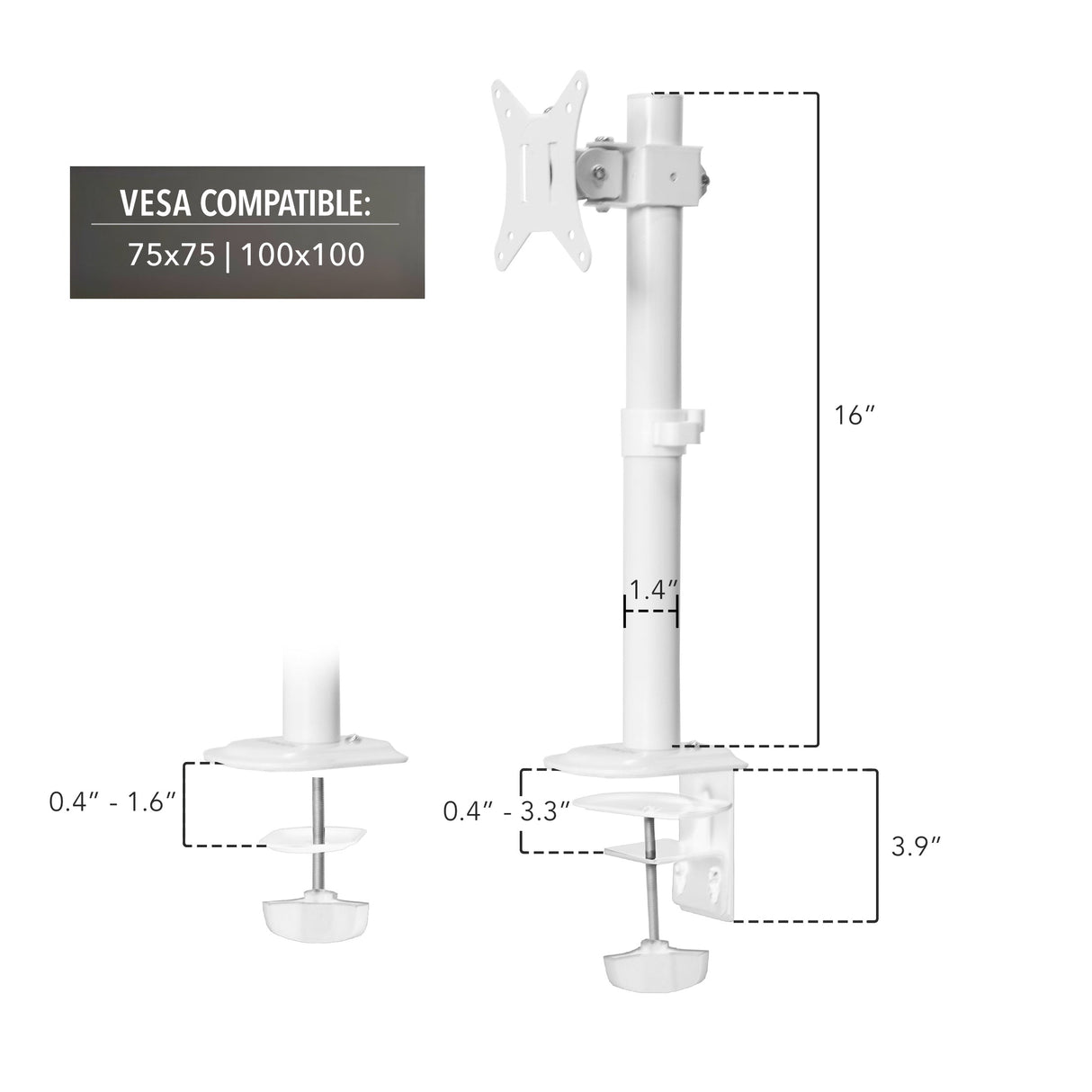 Monitor Mount - Monitor Desk Mount - Mount-It! -