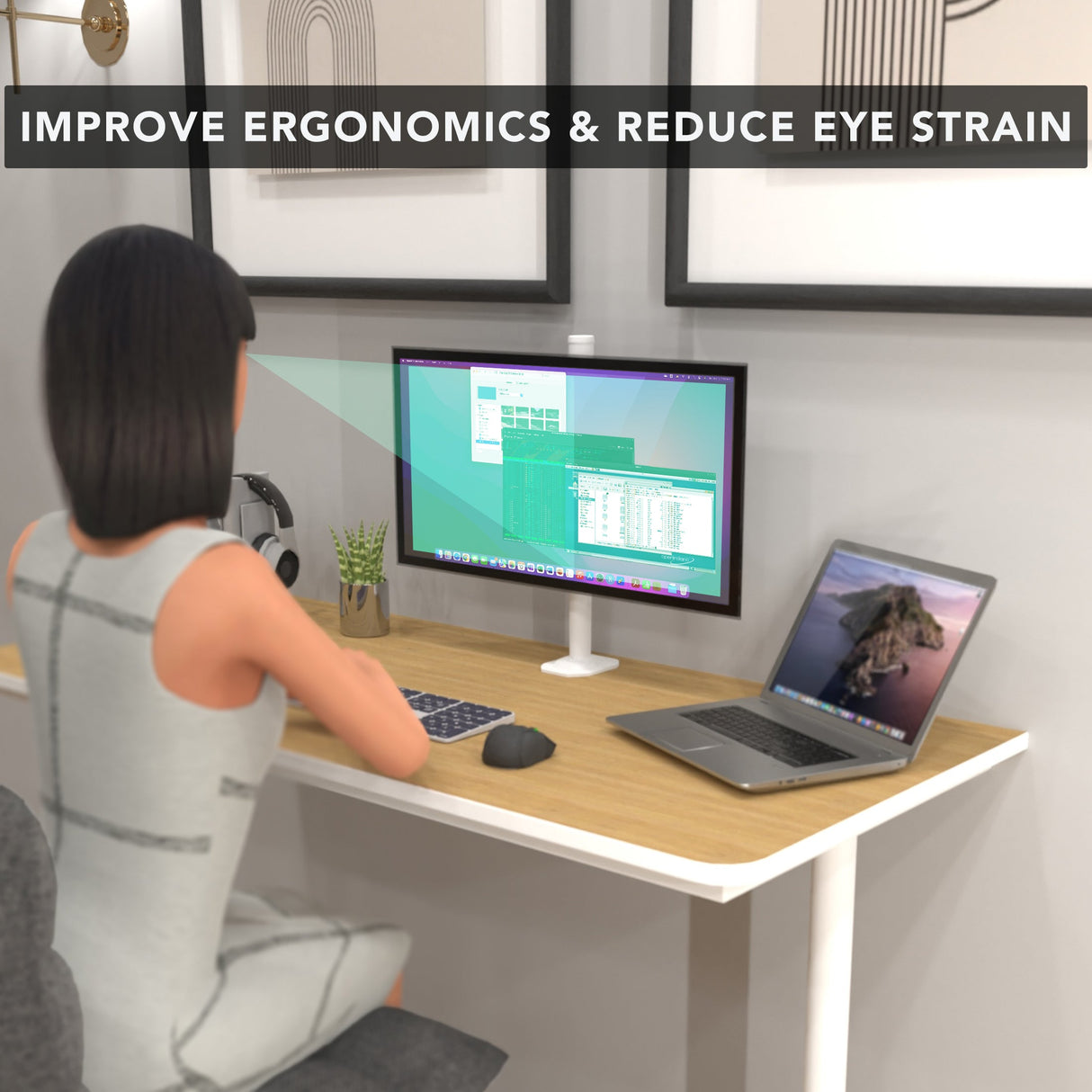 Monitor Mount - Monitor Desk Mount - Mount-It! -