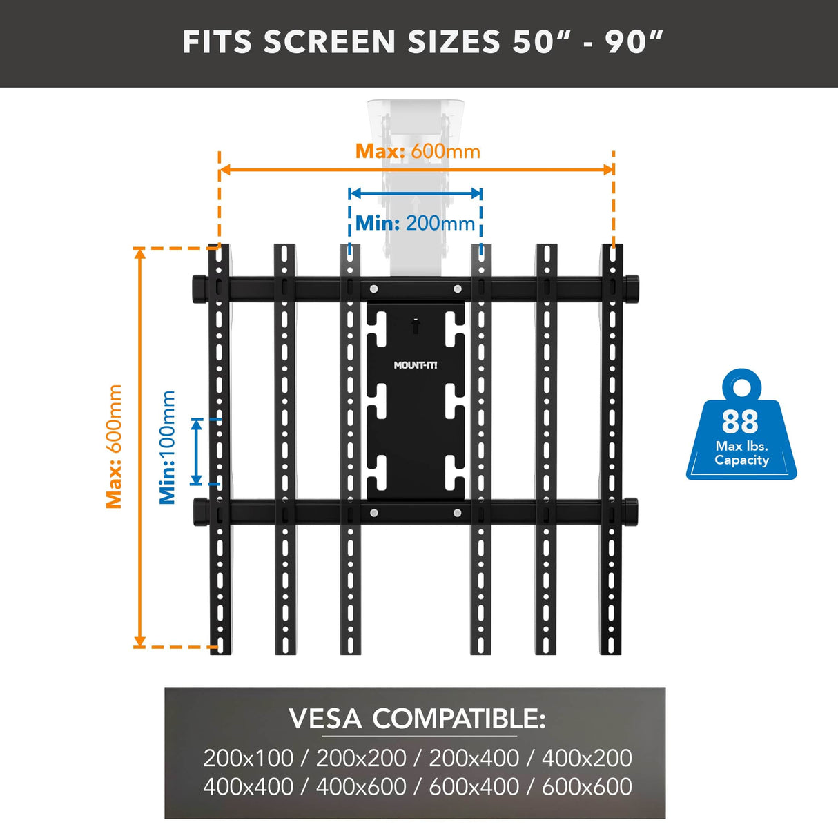 TV Mount - Motorized Ceiling TV Mount - Mount-It! -