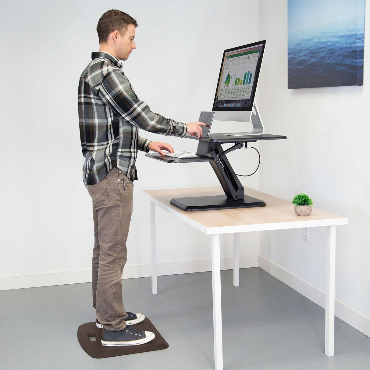 Floormat - Portable Anti-Fatigue Floor Mat - Mount-It! -