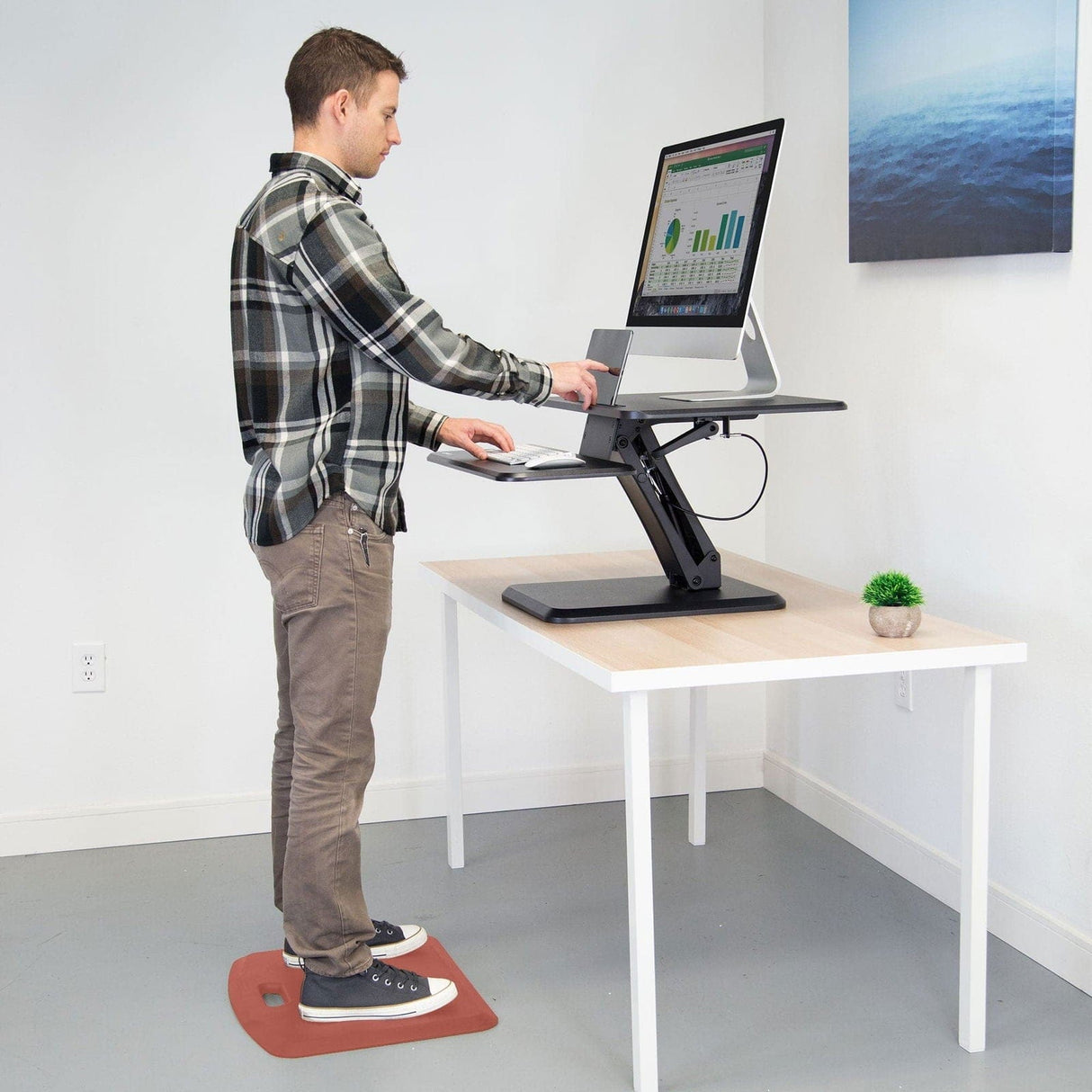 Floormat - Portable Anti-Fatigue Floor Mat - Mount-It! -