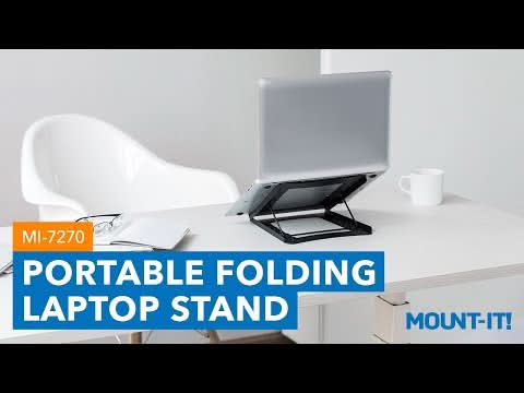 Laptop Stand - Portable Folding Laptop Stand - Mount-It! - MI-7270