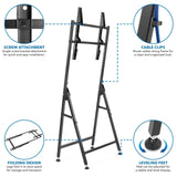 TV Stand - Portable TV Display Stand - Mount-It! - MI-1874