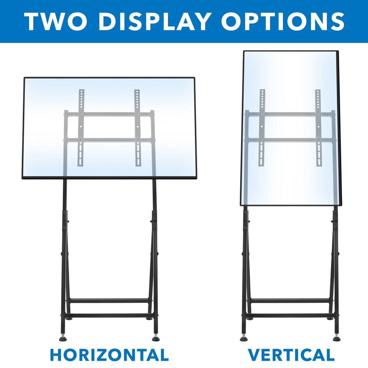 TV Stand - Portable TV Display Stand - Mount-It! - MI-1874