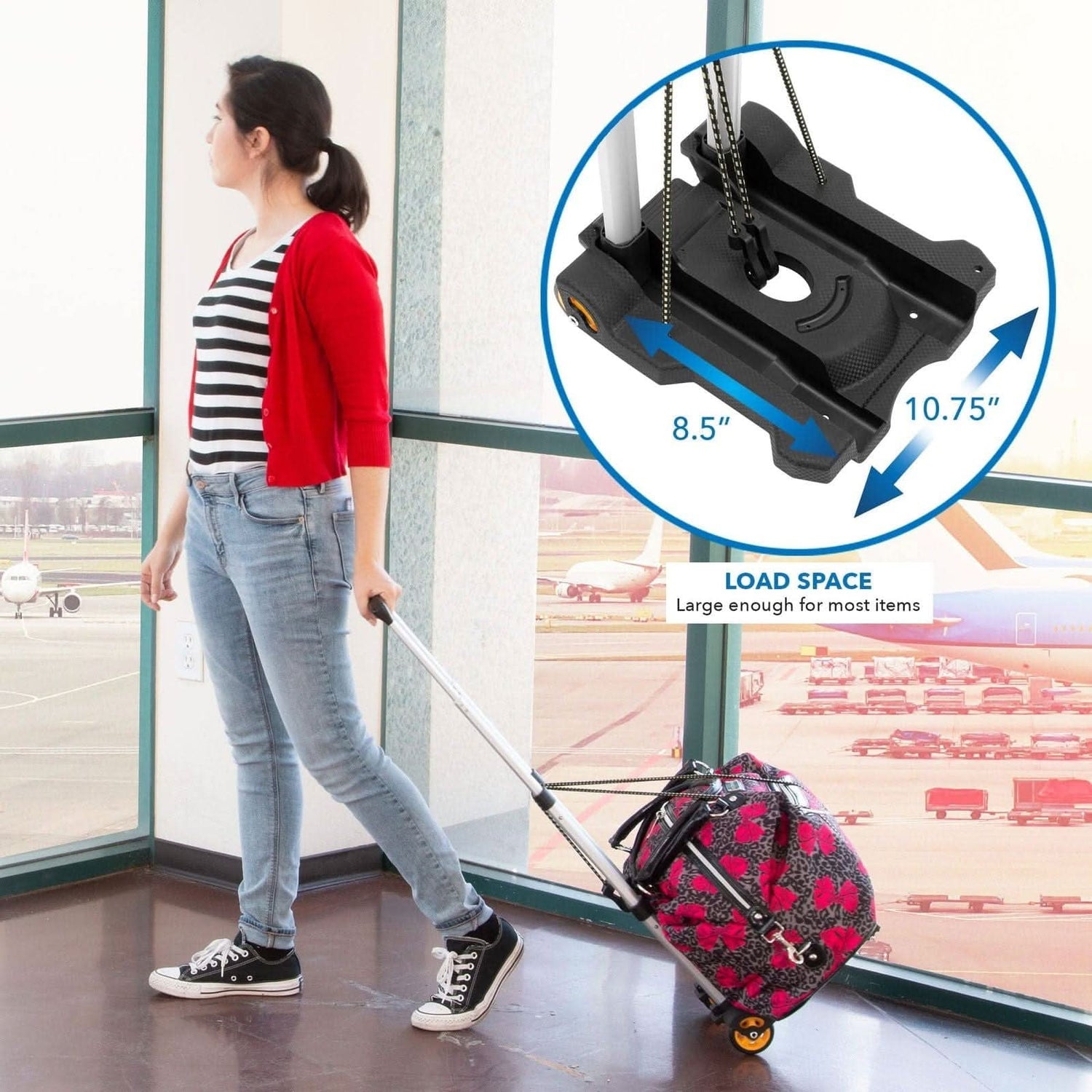 Mount-It! Premium Folding Luggage Cart MI-914 - Main Image