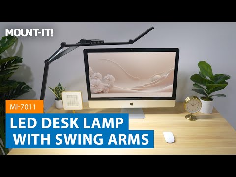 LED Desk Lamp with Swing Arms TS-7011 Features Video
