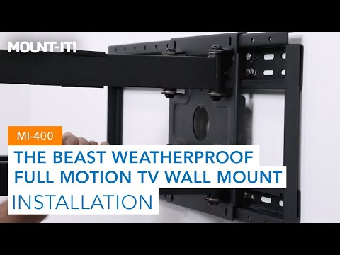 The Beast Full Motion Weatherproof TV Wall Mount