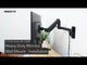 Heavy-Duty Monitor Wall Mount with Gas Spring Arm