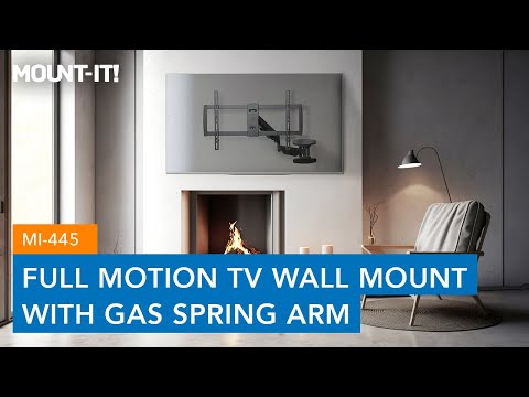 Full Motion TV Wall Mount with Gas Spring Arm MI-445 Features