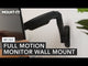 Full motion monitor wall mount for MI-765 Features Video