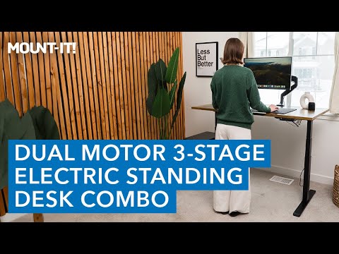 Ultimate Dual Motor Electric Standing Desk with 48" Tabletop Highlight Reel