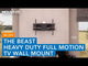 The Beast Heavy Duty Full Motion TV Wall Mount With Extra Long Extension