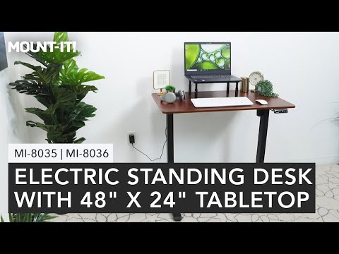 Electric Standing Desk with 40" x 24" Tabletop