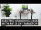 Electric Standing Desk with 40" x 24" Tabletop