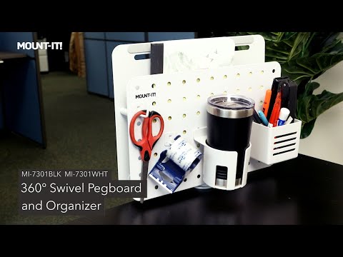 Clamp On Pegboard with Swivel MI-7301BLK Features