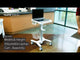 MedHub Height Adjustable Laptop Cart with Security Bar | MI-16030 (Assembly)