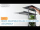 Height Adjustable Rolling Stand up Desk | MI-7970B (Assembly)