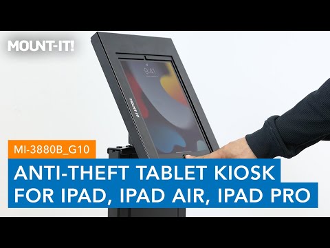 Anti-Theft Tablet Kiosk for iPad, iPad Air, iPad Pro