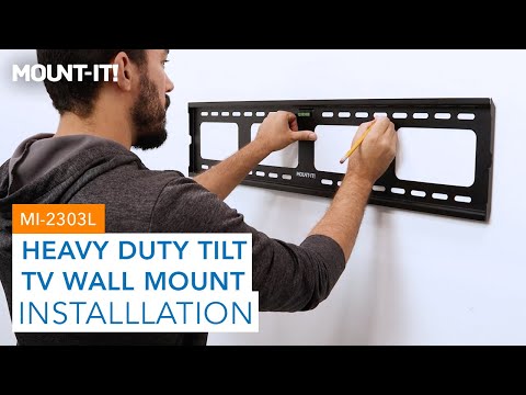 Heavy-Duty Tilt TV Wall Mount MI-2303L Installation Video