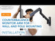Counterbalance Monitor Arm for Wall and Pole Mounting