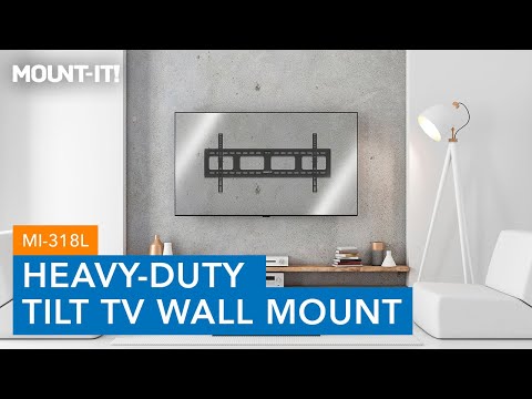 Heavy-Duty Tilt TV Wall Mount with Slim Profile