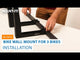 WheelsUp Series Bike Wall Mount with Shelf for 3 Bikes MI-9023 Installation Video