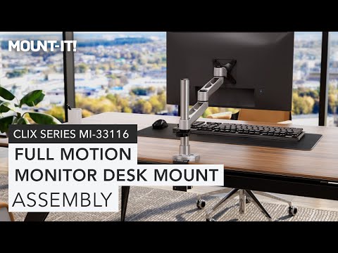 CLiX Series Full Motion Monitor Desk Mount